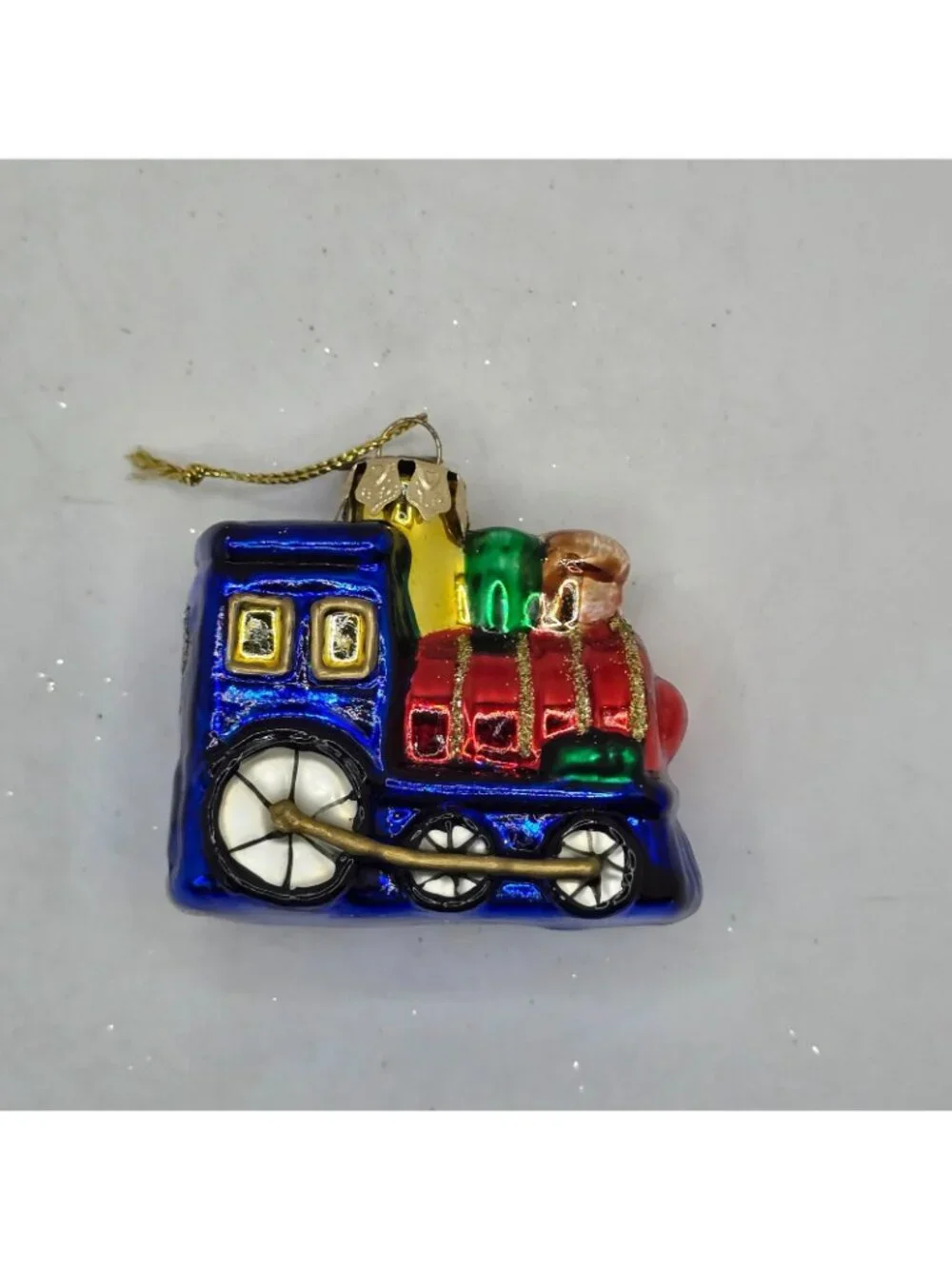 Christmas Ornament Glass Train Locomotive Thomas Pacconi Museum Series 2003 VTG